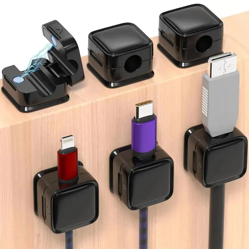 Magnetic Silicone Cable Management Clips