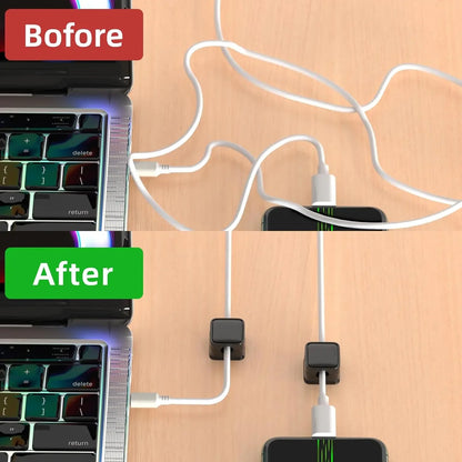 Magnetic Cable Management Clips Set